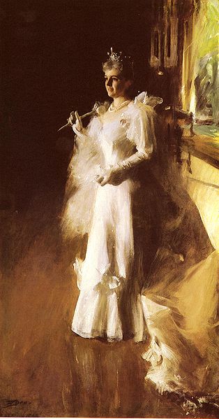 Mrs. Potter Palmer 1893 by Anders Zorn 1860-1920 Potter Palmer Collection Art Institute of Chicago